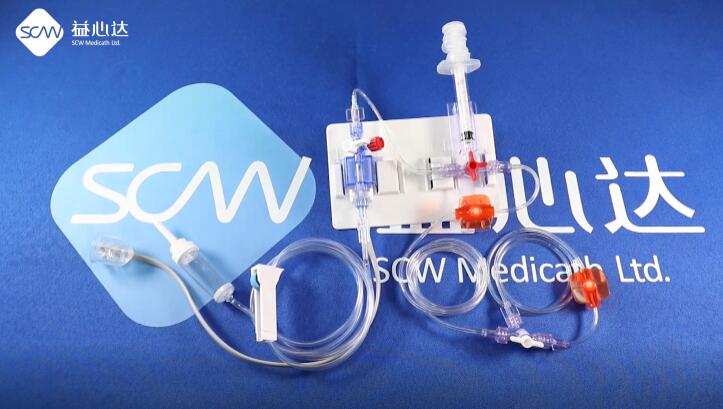 Disposable Pressure Transducer with the Closed Blood Sampling System